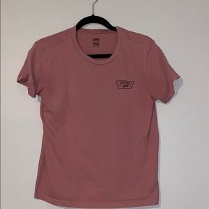 Dark Pink Vans Short Sleeve